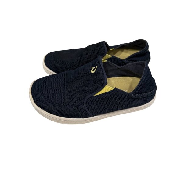 Navy Blue Olukai Mesh Slip-On Shoes For Kids - Lightweight & Breathable size 12 - Picture 4 of 7